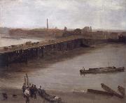 James Mcneill Whistler Brown and Silver Old Battersea Bridge oil painting reproduction